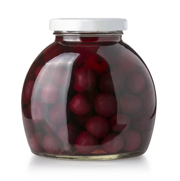 Cherry jam isolated — Stock Photo, Image