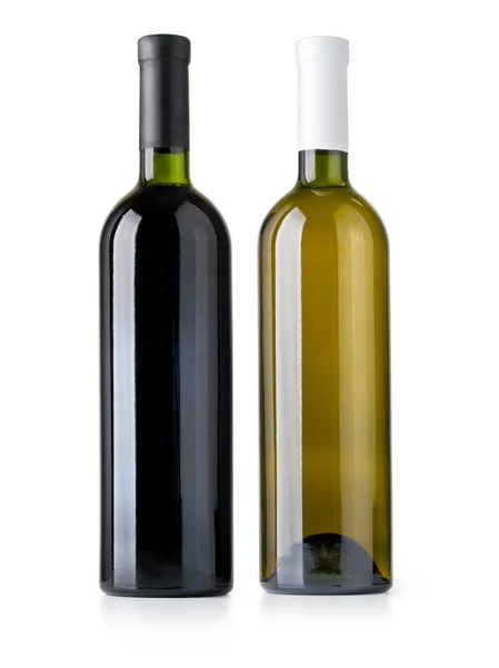 Пляшку вина, ізольовані — стокове фото