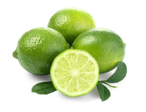 Lime isolated on white — Stock Photo, Image