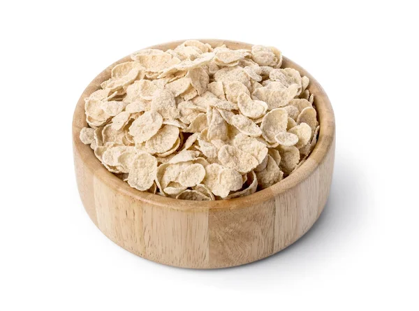 Ovesných obilovin v dřevěné misce — Stock fotografie