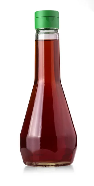 Glazen fles geïsoleerd — Stockfoto