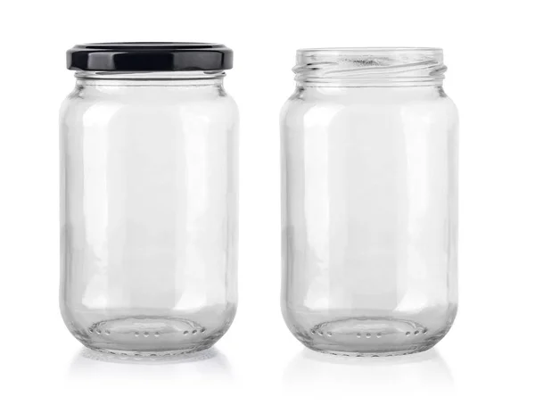Glass jar isolated — Stock Photo, Image