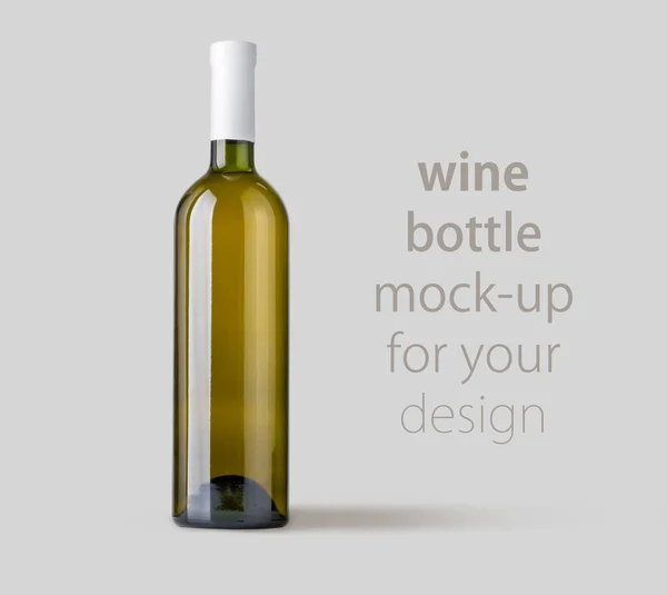 White wine bottle — Stock Photo, Image