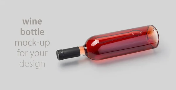 Wine bottle mock up — Stock Photo, Image