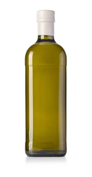 Glass oil olive bottle — Stock Photo, Image