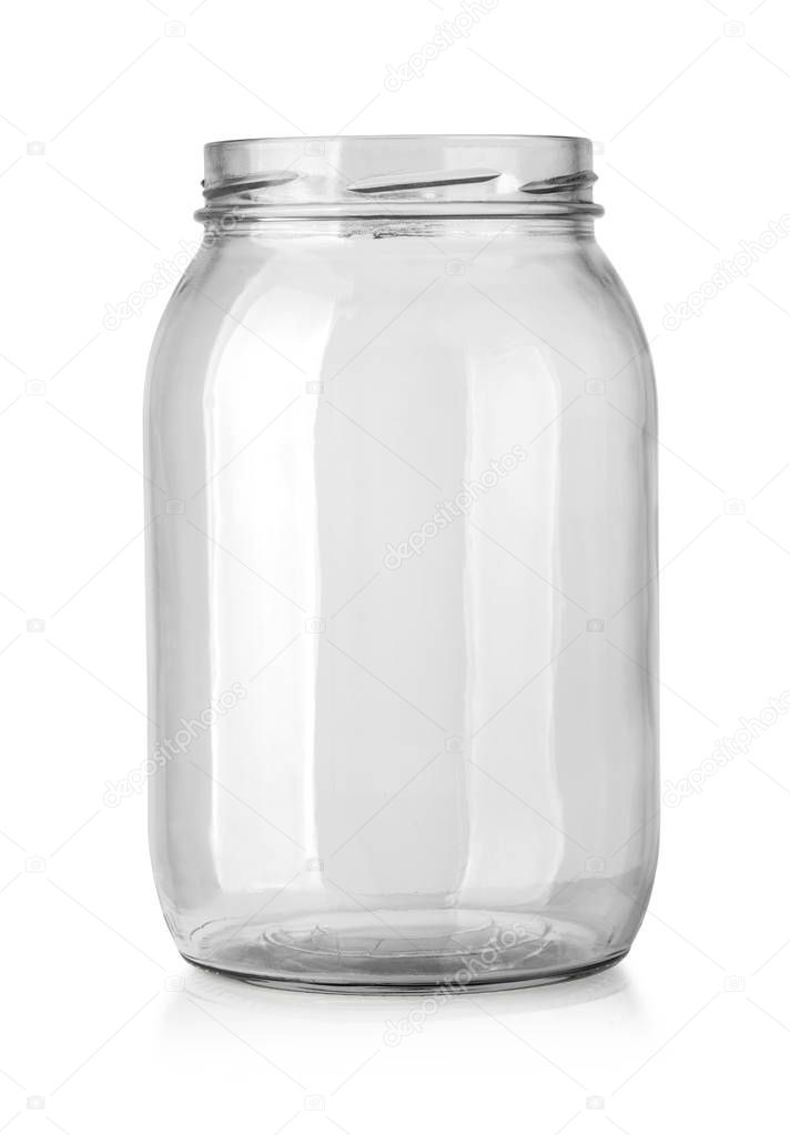 jar glass isolated