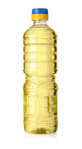 Öl-Plastikflasche — Stockfoto