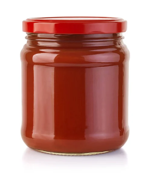 Tarro de salsa de tomate — Foto de Stock