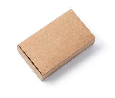 izole kahverengi kutuları geri dönüşüm