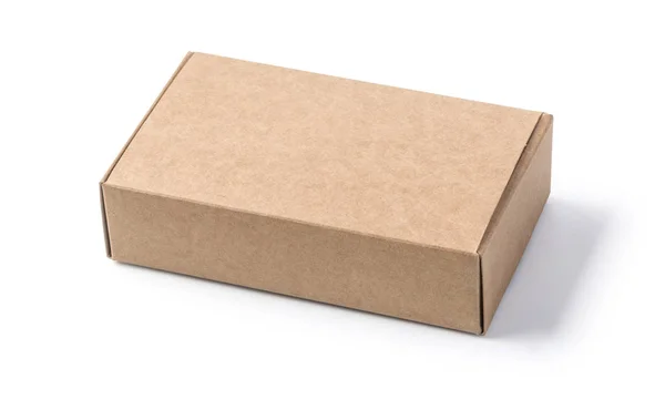 Braune Boxen recyceln isoliert — Stockfoto