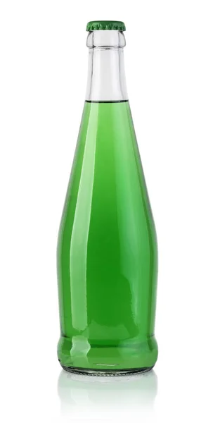 Glass drink bottle isolated — Stock Photo, Image