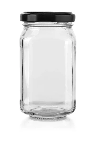 Bottiglia di vetro isolato — Foto Stock