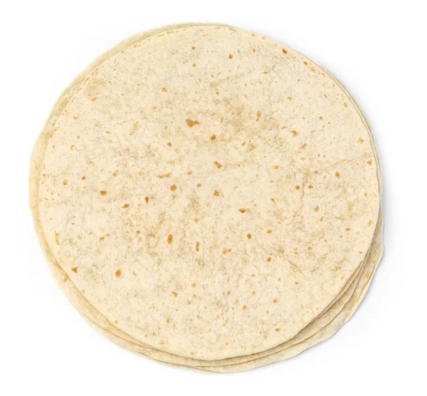 Tortilla-Wrap isoliert — Stockfoto