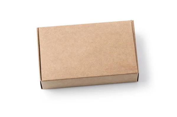 Pacchetto scatola di carta bianca — Foto Stock