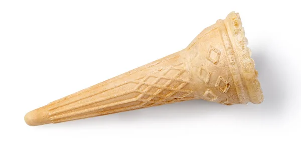 Blank crispy ice cream cone — Stock Photo, Image