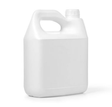 Beyaz plastik teneke kutu