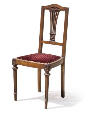 antika ahşap mutfak sandalye