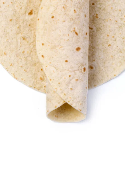 Tortilla wrap geïsoleerd — Stockfoto