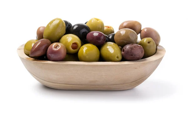 Olives isolated on white — Stock Photo, Image
