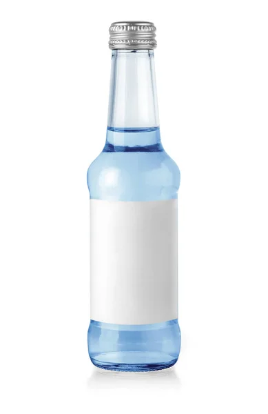 Vodní sklo láhev — Stock fotografie