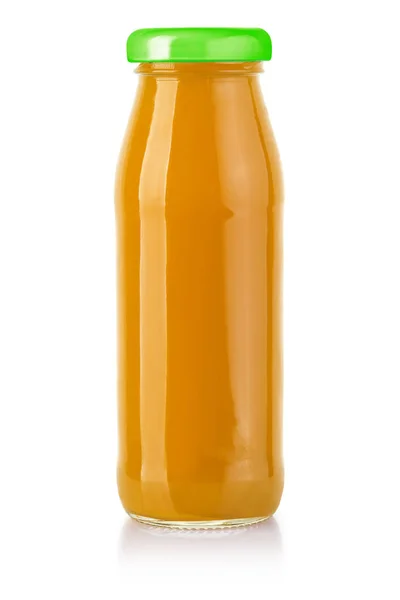 Пляшка апельсиновий сік — стокове фото