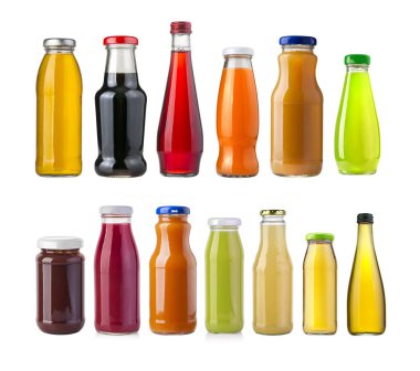 izole meyve suyu şişesi