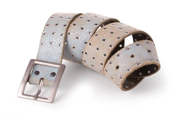 Cintura in pelle isolata — Foto Stock