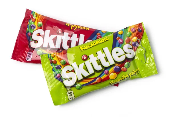 Pacote de Skittles de frutas — Fotografia de Stock
