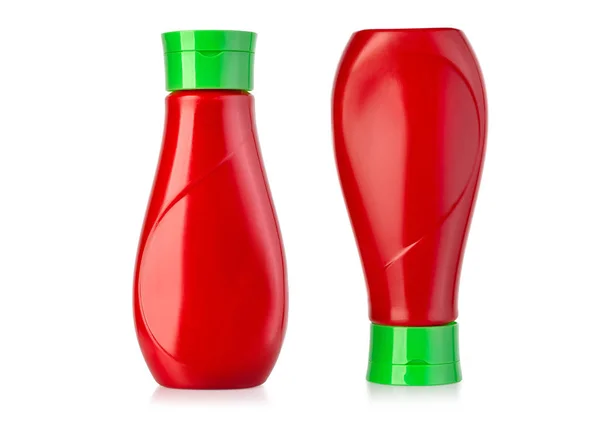 Rajčatová kečup láhev izolované — Stock fotografie