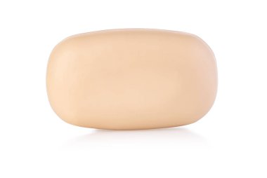 soap üzerinde beyaz izole