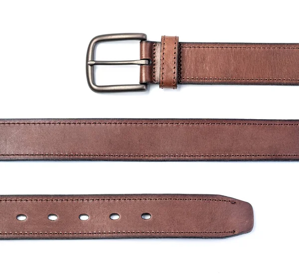 Leather belt isolated — Stock Photo, Image