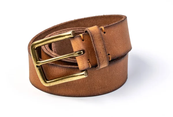 Leather belt isolated — Stock Photo, Image
