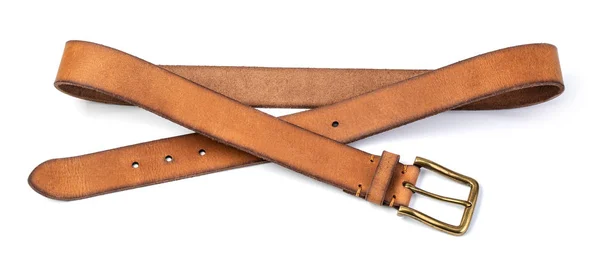 Leather belt isolated — Stock Photo, Image