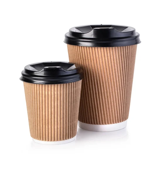 Take-out coffee in thermo cup — Stock Photo, Image