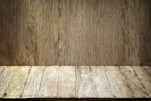Vecchio interno in legno , — Foto Stock