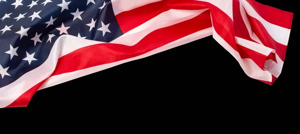 American flag isolated — Stock Photo, Image