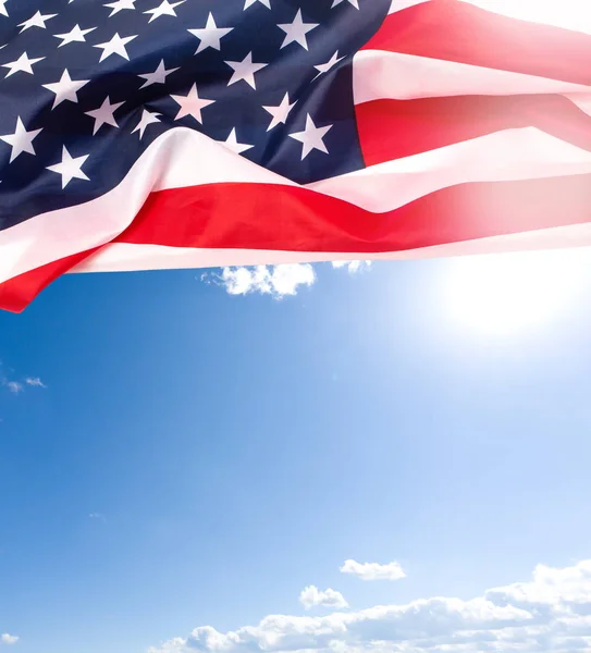 Close up of the us flag — Stock Photo, Image