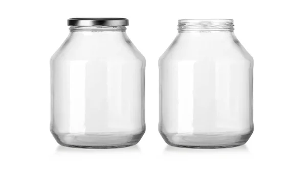Burk av glas isolerad — Stockfoto
