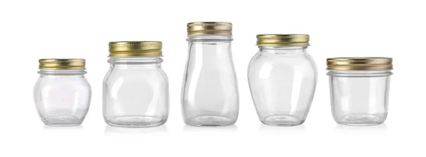 Empty glass jar — Stock Photo, Image