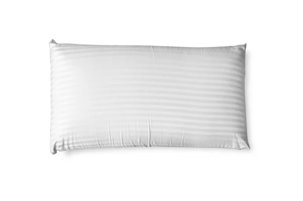 Мягкая подушка на белом фоне — стоковое фото