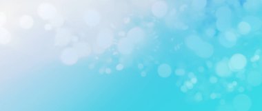 Açık mavi bokeh arkaplanı