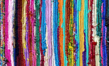 El yapımı kumaşlar.,