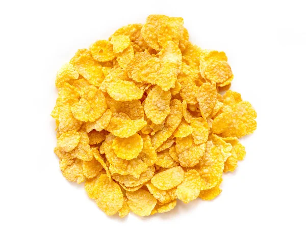 Cornflakes isoliert auf weiß — Stockfoto