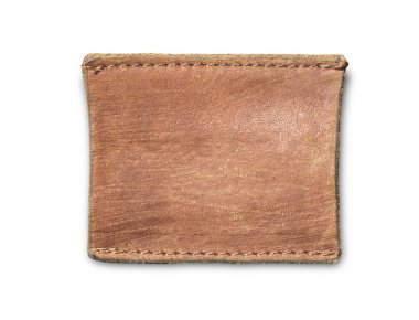 Beyaz Kırpma yoluyla izole boş jeans etiket