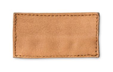 Beyaz Kırpma yoluyla izole boş jeans etiket