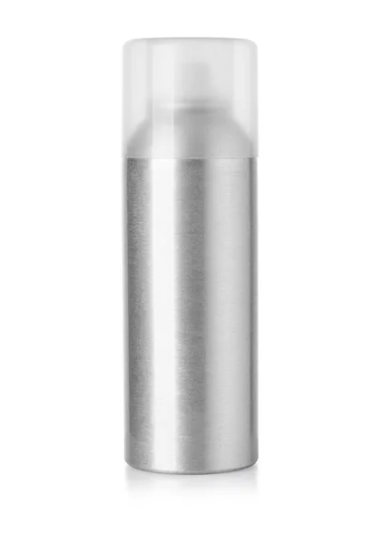 Aluminiumbehållare För Kosmetika Eller Läkemedel Med Aspray Dispenser Och Skruvkork — Stockfoto