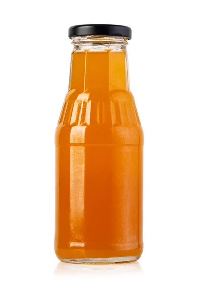 Juice Bottle Isolated White Clipping Path — Stock Photo, Image