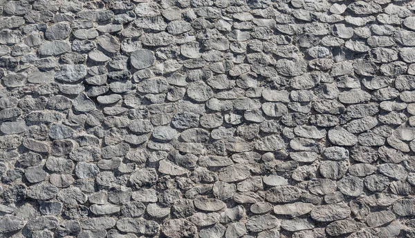 Calçada Pedra Telhas Calçada São Feitas Pequenas Telhas Forma Textura — Fotografia de Stock