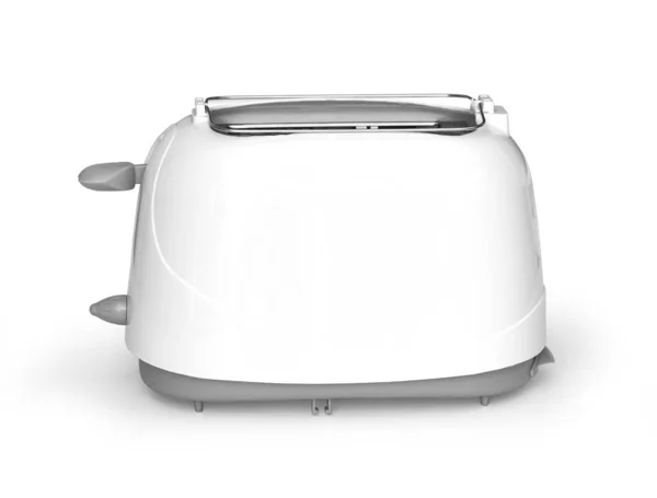Modern Toaster White Background Clipping Path — Stock Photo, Image