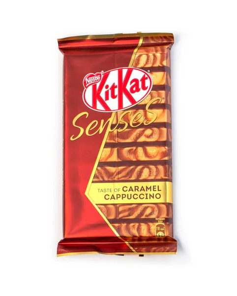 Chisinau Moldova April 2020 Nestlé Kitkat Chokladkaka Kaka Paus Med — Stockfoto